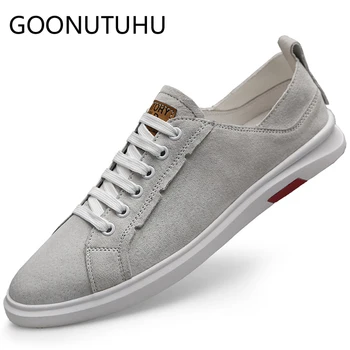

2019 new men's shoes casual genuine leather male flat sneakers pigskin black or gray shoes man platform shoes for men size 37-46