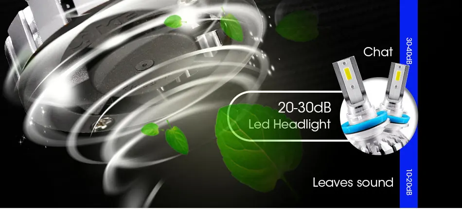 1 Pair H4 H7 LED Headlight Bulbs H1 9005 9006 HB4 Led canbus Anti-EMC H1 HB3 50W 10000LM 6000K Car Led Auto Headlights kit 12V mini size slient fan (8)