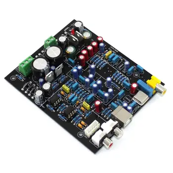 

Coaxial Dual WM8740 DAC USB Decoder Board M8741 WM8740 DIR9001 PCM2706 YJ00140