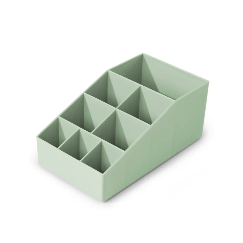SYTH креативная и экологичная пластиковая прямоугольная настольная коробка для хранения мелочей, органайзер для косметики, ювелирных изделий с глянцевым ящиком - Цвет: 8G G