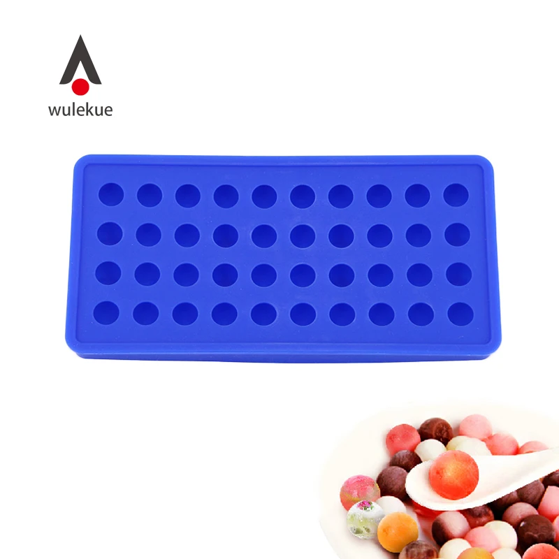 

Wulekue Silicone Square Ice tray Round Ball Mold Decorating Tools Mould For Ice Chocolate Beer Whisky