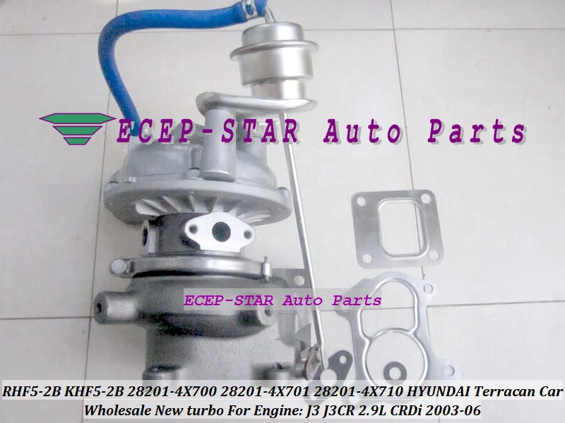 RHF5 KHF5-2B 28201-4X700 28201-4X701 28201-4X710 Turbo Turbocharger For HYUNDAI Terracan Car 2003-06 J3CR J3 2.9CRDi 2