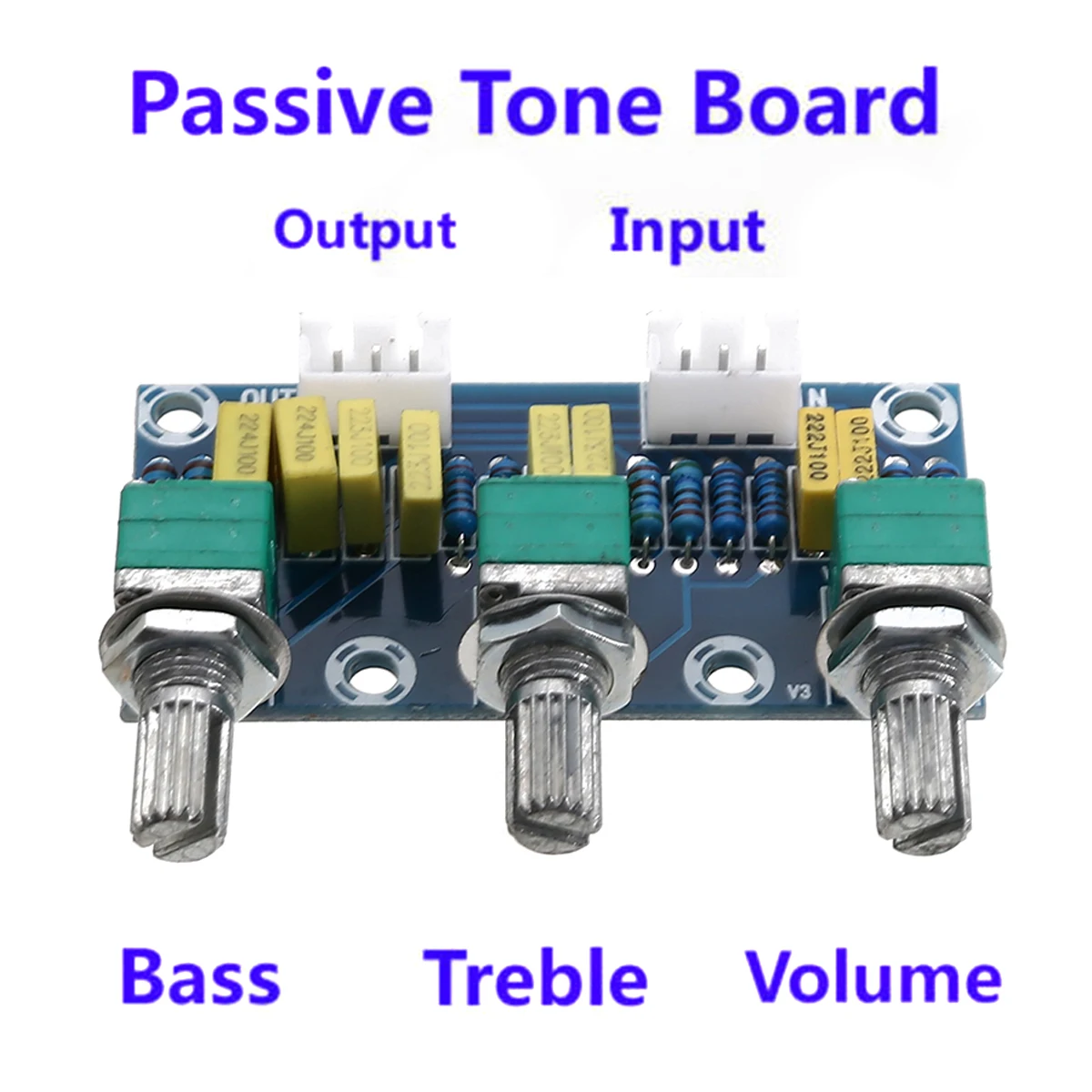XH-M802 Passive Tone Board Amplifier Preamp Power Module Adjustment Bass Treble Control Electronic PCB Board