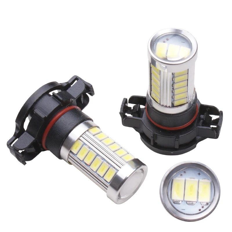 RXZ 2 шт. H16 led 5202 33SMD 5630 Светодиодные автомобильные лампочки для противотуманных фар
