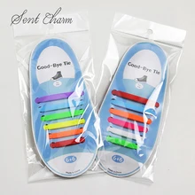 Силиконовые беговые шнурки без завязок для взрослых детей ленивые мягкие шнурки для обуви подарок 12 шт./упак