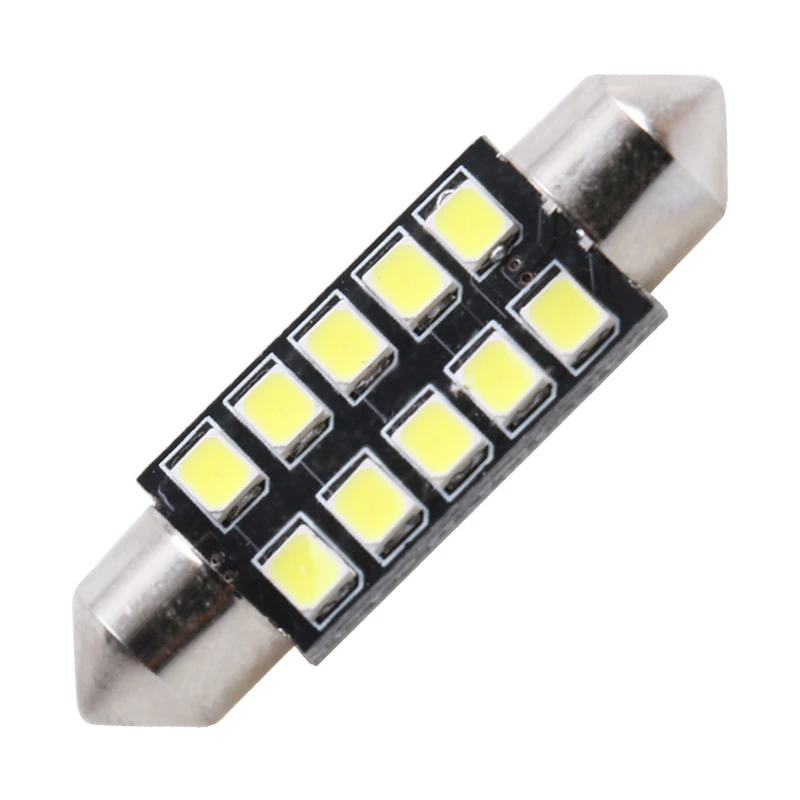 1 шт. гирлянда 31 мм 36 мм 39 мм 42 мм Светодиодная лампа C5W C10W 2835 SMD Canbus Error Free авто Интерьер Купол Лампа фонарь для легкового автомобиля 12 v