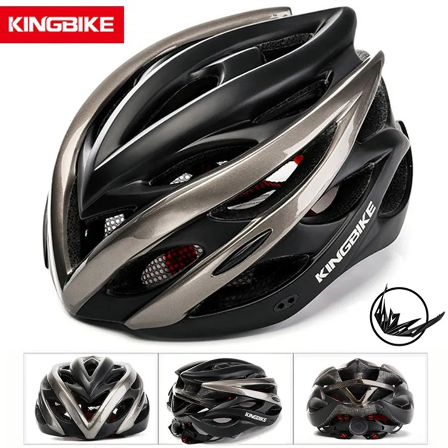 KINGBIKE велосипедные шлемы MTB велосипедный шлем сверхлегкий в форме с козырьком титановый дышащий дорожный горный велосипед шлем KINGBIKE велосипедные шлемы MTB велосипедный шлем сверхлегкий в форме с козырьком титановый дышащий дорожный горный велосипед шлем
