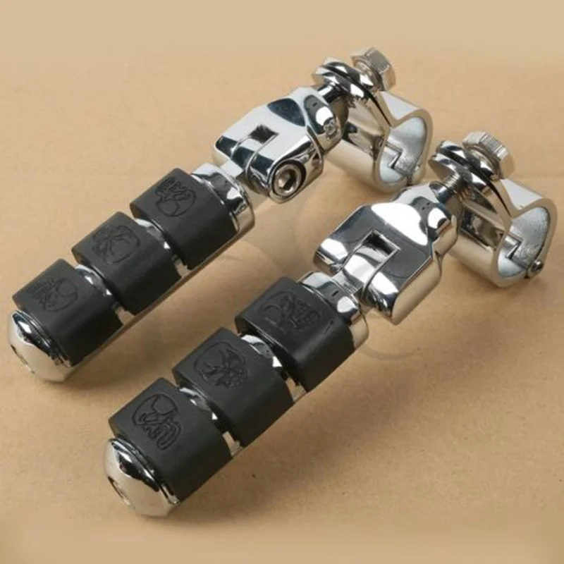

Motorcycle Universal Front Left & Right Footrest Foot Pegs For Honda Kawasaki Suzuki Yamaha Harley 30mm