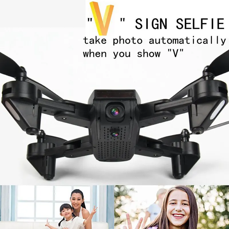 

V Sign Selfie Drone Optical Follow Rc Drone With Double Camera Hd Fpv Quadcopter Rc Toys Vs Sg700 Xs809hw Xs809w