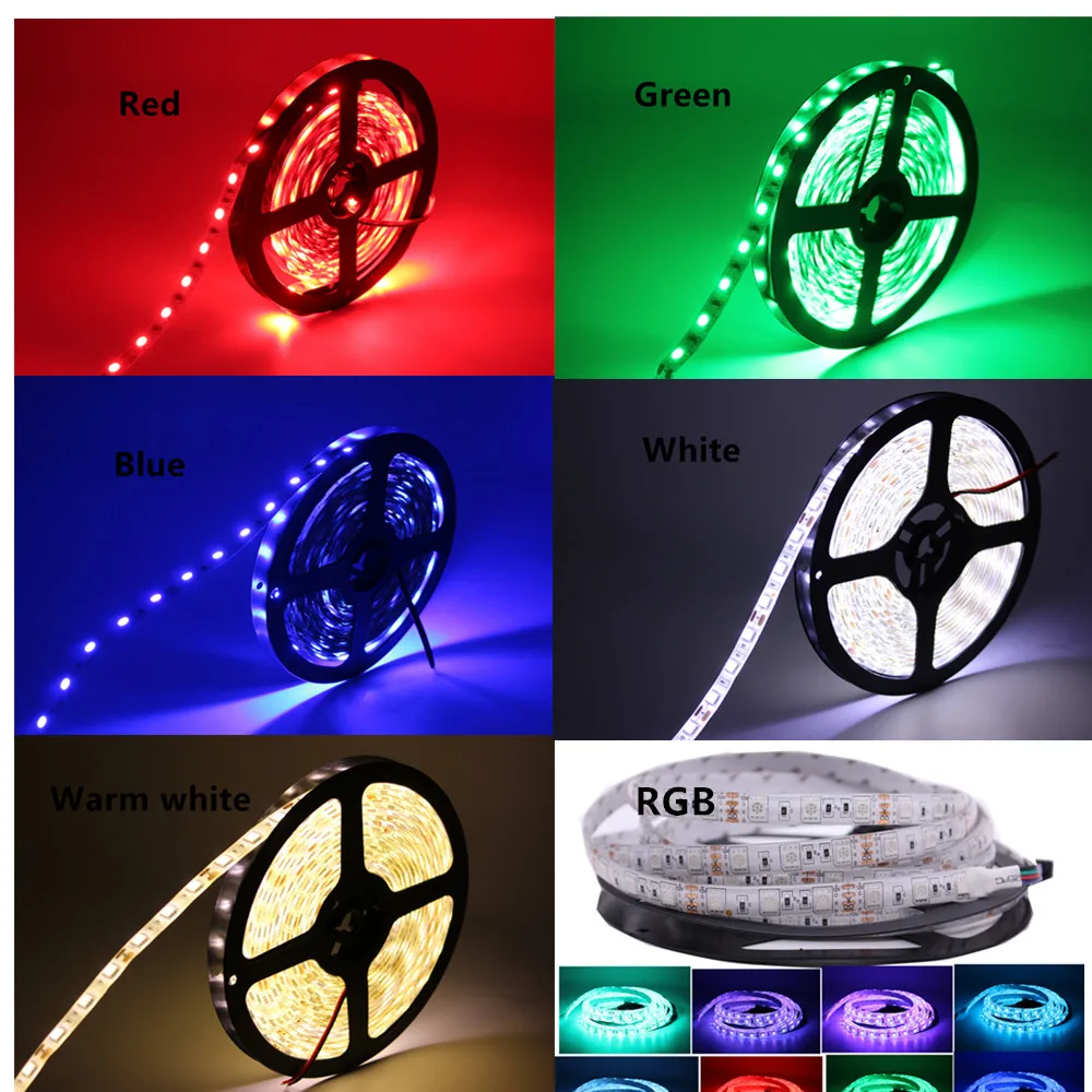 SMD 5050 RGB Светодиодная лента Водонепроницаемая 5 м 300 светодиодный DC 12 В 24 В CCT RGBCCT RGBW RGBWW белый теплый белый Fita светодиодный светильник гибкие полосы