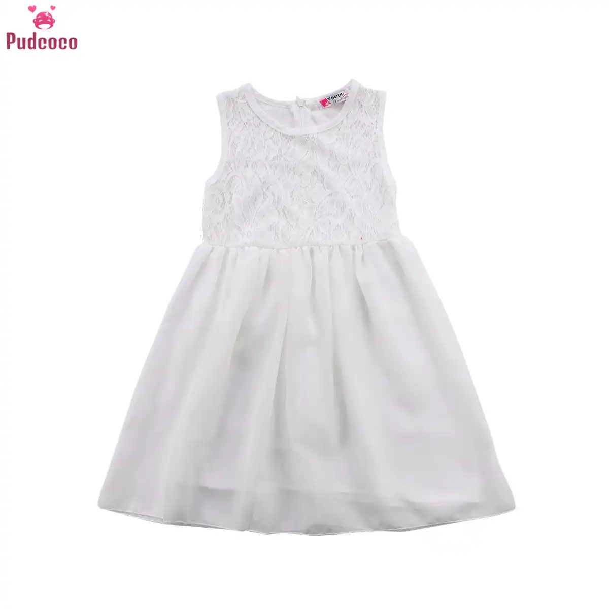 little girls white sundress