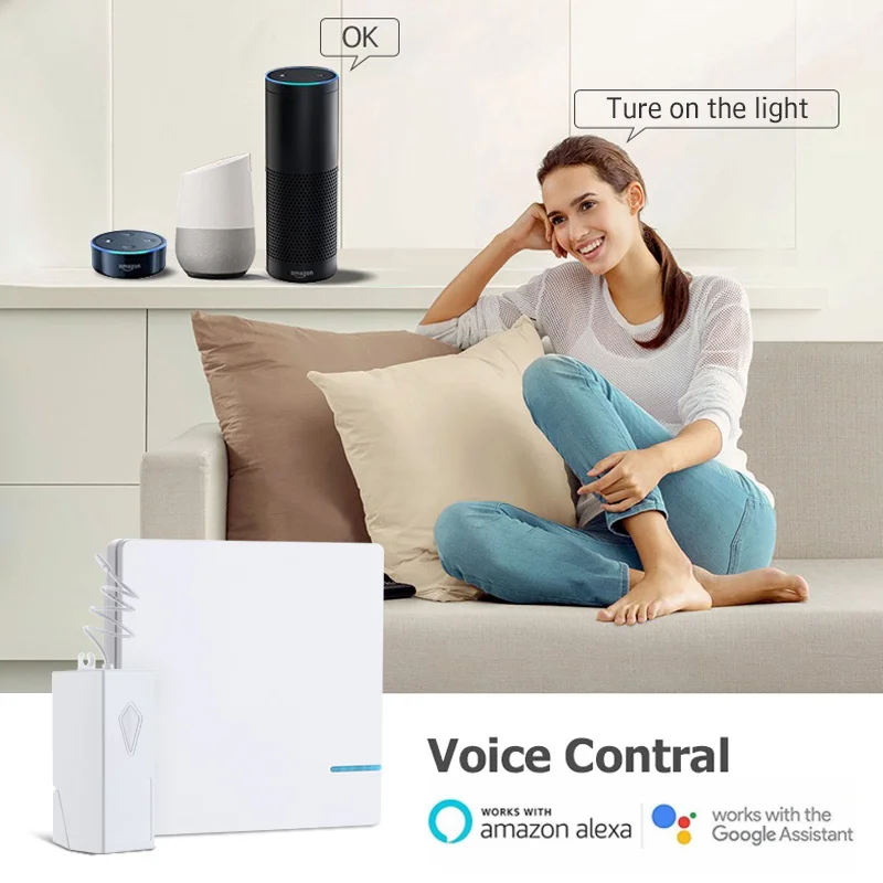  Wireless Light Switch Tuya Smart Life Voice Control Remote Control Lamp Switch APP WIFI Wall Switch - 32913725344