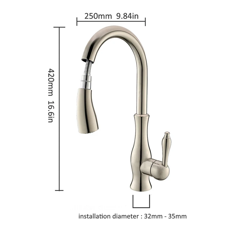 nickel kitchen faucet (14)