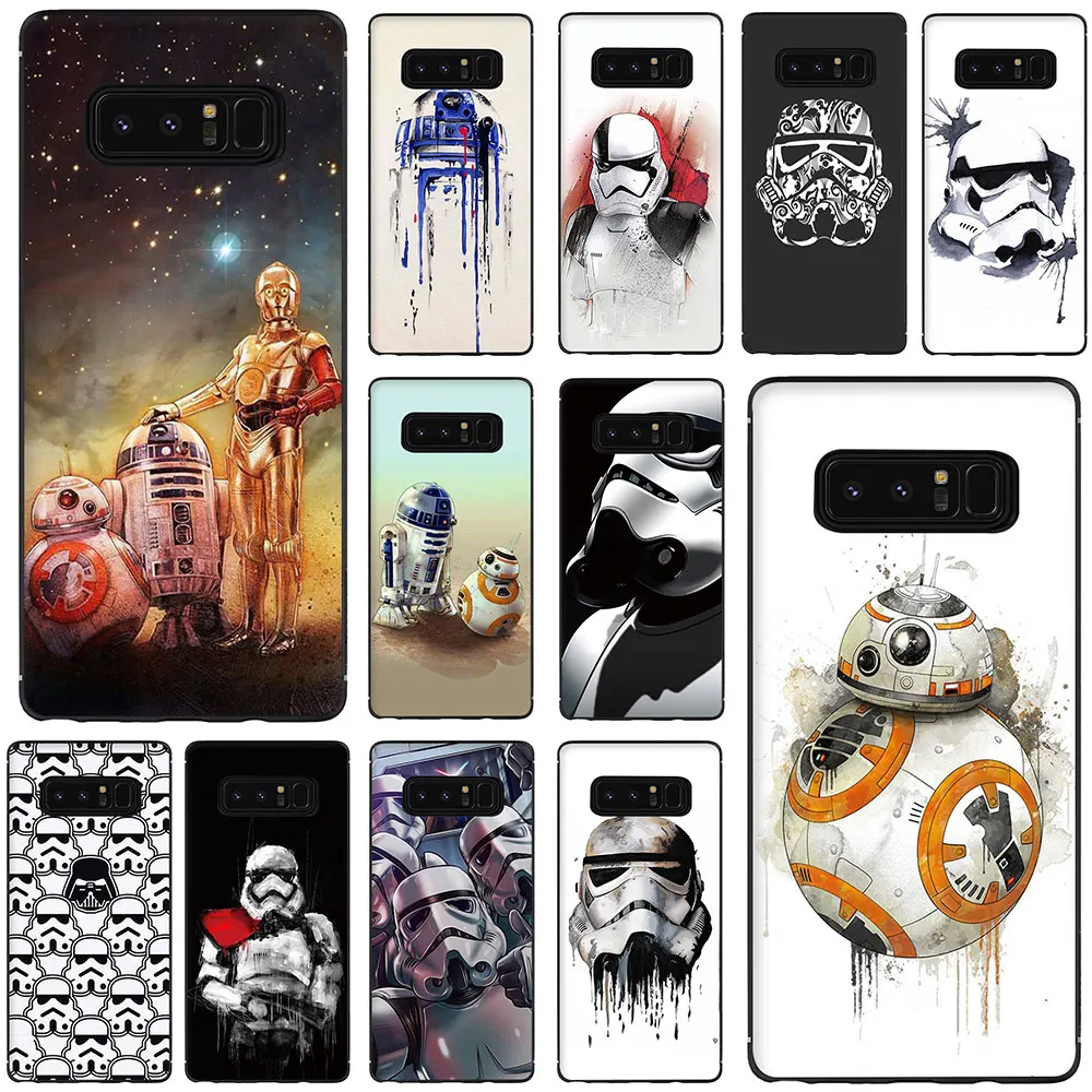

STAR WARS STORMTROOPER Soft TPU Phone Case for Galaxy M10 M20 M30 S6 S7 Edge S8 S9 S10 S10e Plus Note 10 8 9