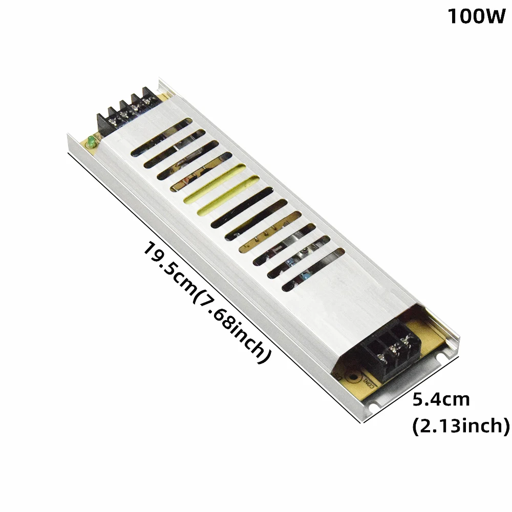 AIFENG Источник питания переменного тока 175-265 в постоянный ток 12 в 24 в 60 Вт 100 Вт 150 Вт 200 Вт 300 Вт трансформатор освещения светодиодные полосы переключатель драйвер адаптера питания - Цвет: 100W