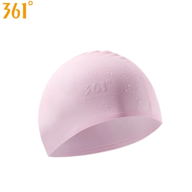 361 многоцветная белая розовая шапочка для плавания, силиконовая шапочка для купания, водонепроницаемая шапочка для плавания в бассейне для мужчин, женщин и детей, аксессуары для плавания - Цвет: SLY196050--3-pink