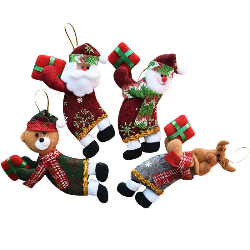 4pcs lot santa dolls gifts pendant sale christmas tree 4pcs lot santa dolls gifts pendant sale christmas tree
