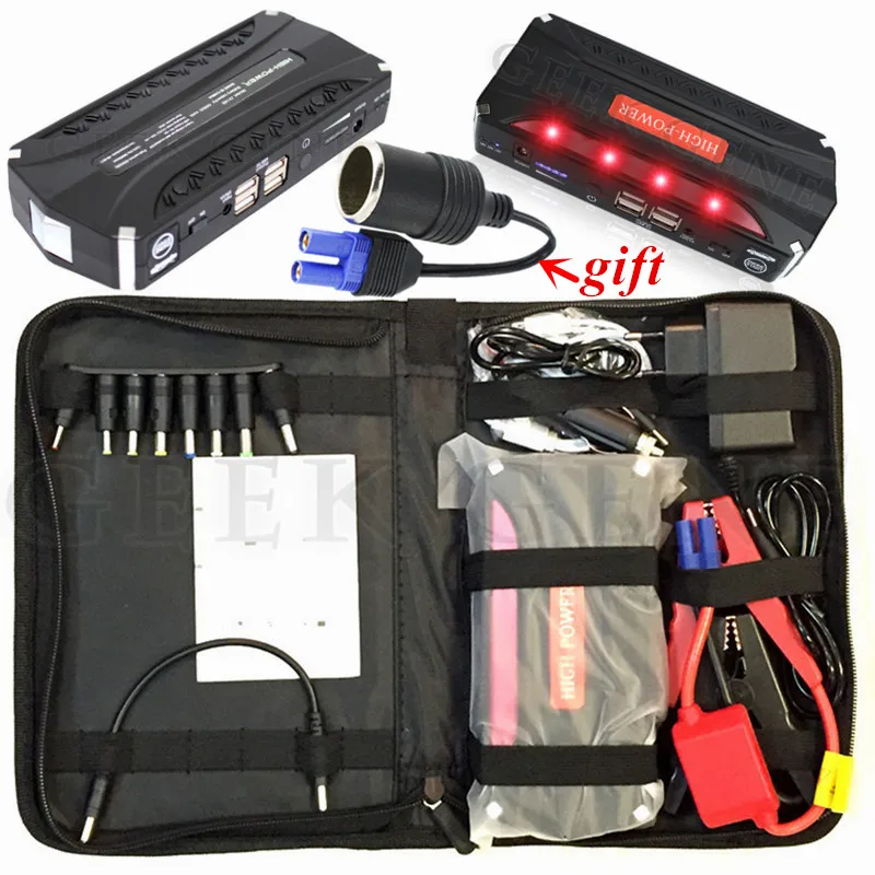 

Best Car Jump Starter High Power 600A Portable Car Charger for Petrol/Diesel Cars Starter Car Emergency Auto Battery Booster