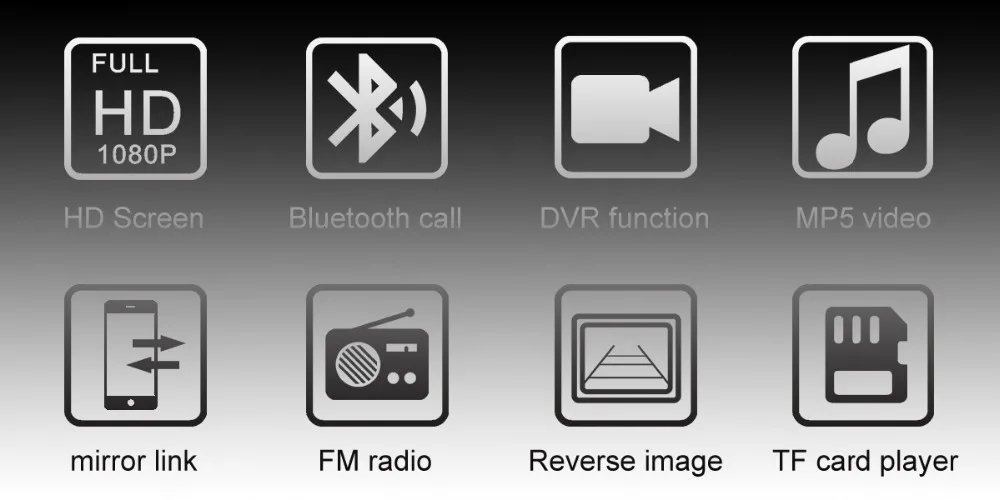 " сенсорный экран Авто аудио стерео Поддержка bluetooth Камера заднего вида дистанционное управление Автомобильная магнитола Авторадио 2 din