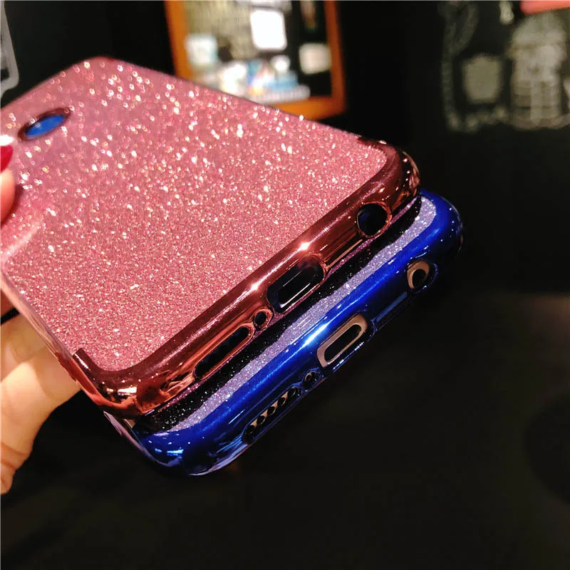 

Transparent shell For Mate 20 Pro 20X Mate 10 9 Lite Pro Glitter TPU Silicone Phone Case For Huawei Honor Note 10 V10 9 9i 7X 8X