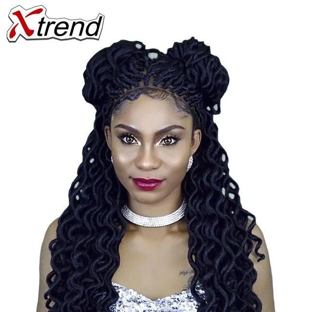 Xtrend Goddess Faux Locs Curly Braid Hair Synthetic Braiding Hair