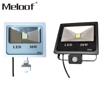 

20W/50W Refletor LED Flood Light Searchlight With Pir Motion Sensor 220v Floodlight Waterproof Outdoor Lighting Factory Price