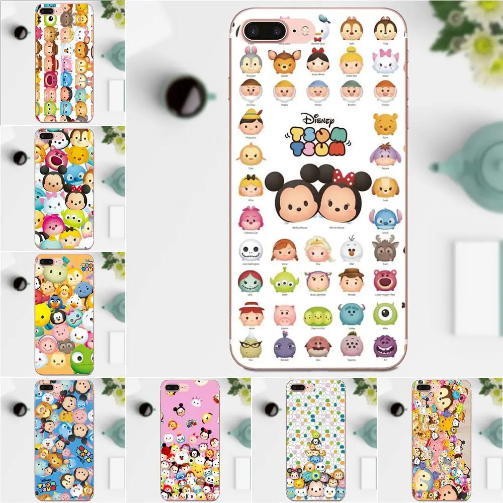 

For Huawei P7 Honor 4C 5A 5C 5X 6 6C 6A 6X 7 7X 8 9 V8 V10 Y3II Y5II Y6II G8 Play Lite Soft TPU Printing Pretty Cute Tsum Tsum
