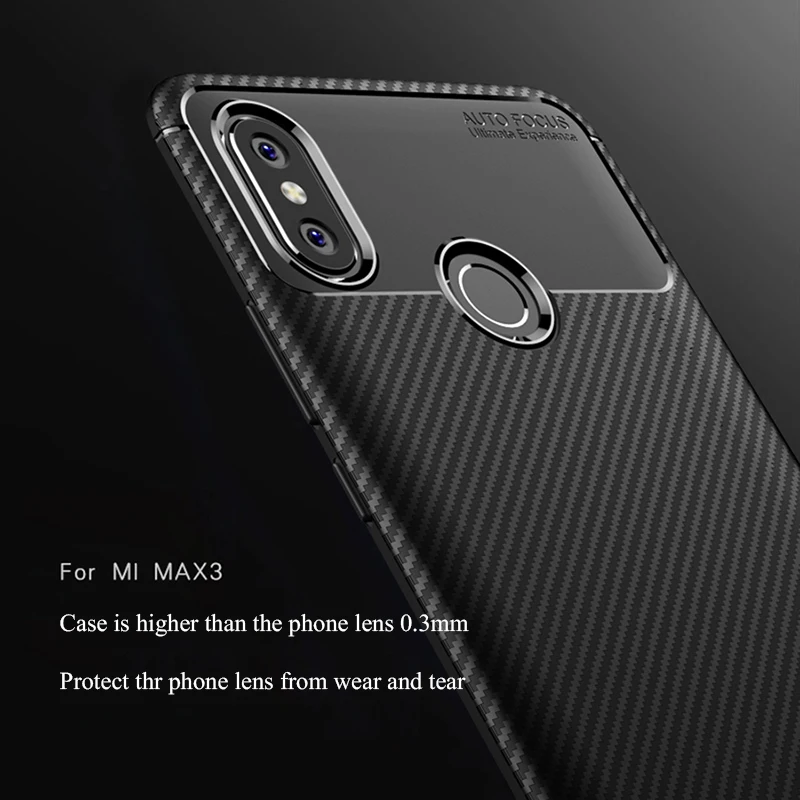 Чехол Ikrsses для Xiaomi Mi MAX 3 роскошный Ультратонкий силиконовый мягкий ТПУ чехол из