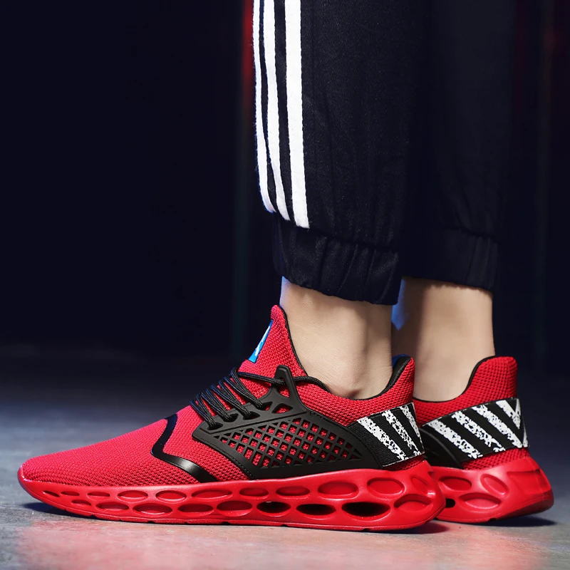 High Quality Plus Size Men Running Shoes Breathable Gym Sport Sneakers Lightweight Air Mesh Sapato Masculino | Спорт и развлечения