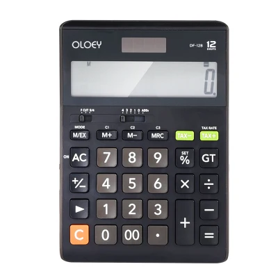 

Calculator Solar Battery Light Powered Office Home Portable Calculator Fashion Computer Financial