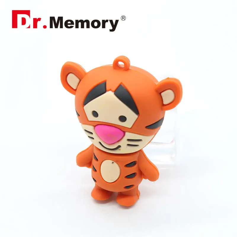 Cartoon Cute Animal USB Flash Drives 64GB Bulldog Pen Drive 4GB 8GB 16GB 32GB USB Memory Stick 128GB Mini Pendrive USB Key Gifts