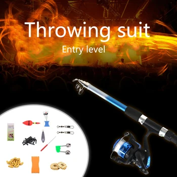 

2019 New Ultra-light Fishing Rod Kit Linker Rubber Band Drift Seat Telescopic Fishing Stick Set ALS88