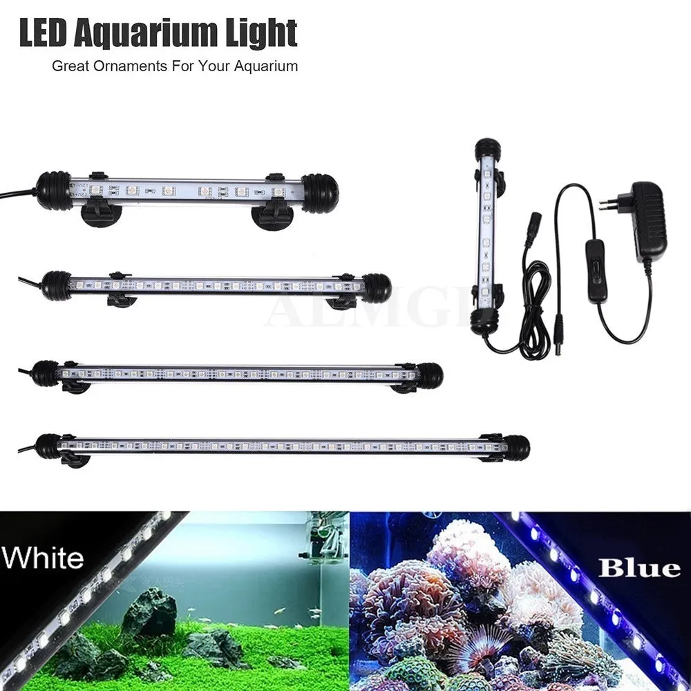 Светодиодная лампа для аквариума водонепроницаемая IP68 5050 SMD 18 см 28 38 48 см|led lamp
