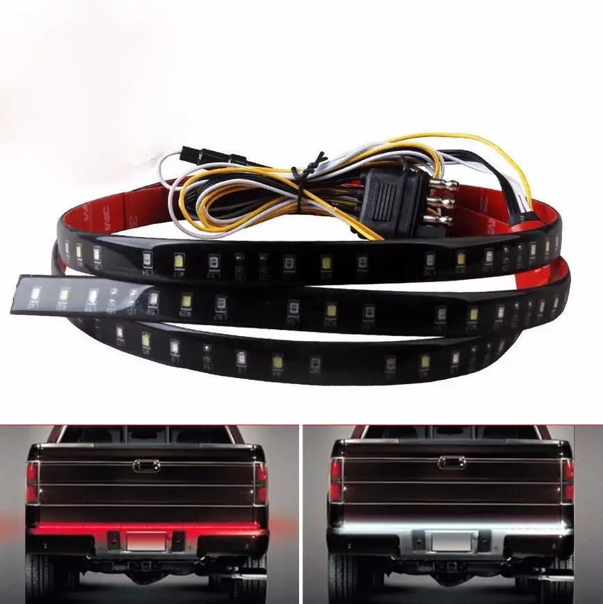 New 60" 5 Function Flexible LED Strips Tailgate Bar Truck Backup Stop Parking Light Brake