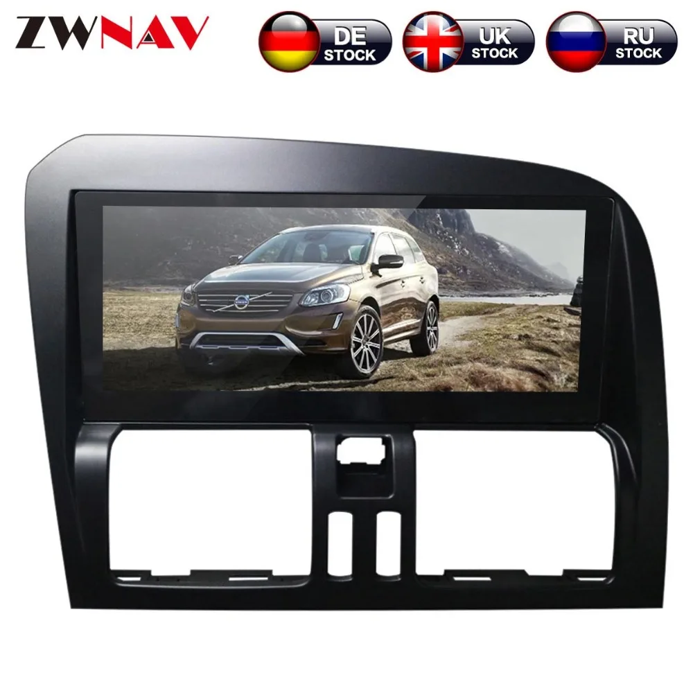 Cheap ZWNAV Android 7 Systen Car DVD Player For Volvo XC60 2009 2010 2011 2012 Left Steering Wheel Car GPS Multimedia Navigation 1