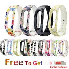 Replacement Strap For Xiaomi Mi Band 2 Smart Band Silicone Strap For Mi Band 2 Wristband Belt Colorful Smart Bracelet Strap 8 choices xiaomi bracelet anti loss waterproof replacement band watchbands colorful personality wristband a65 hay5
