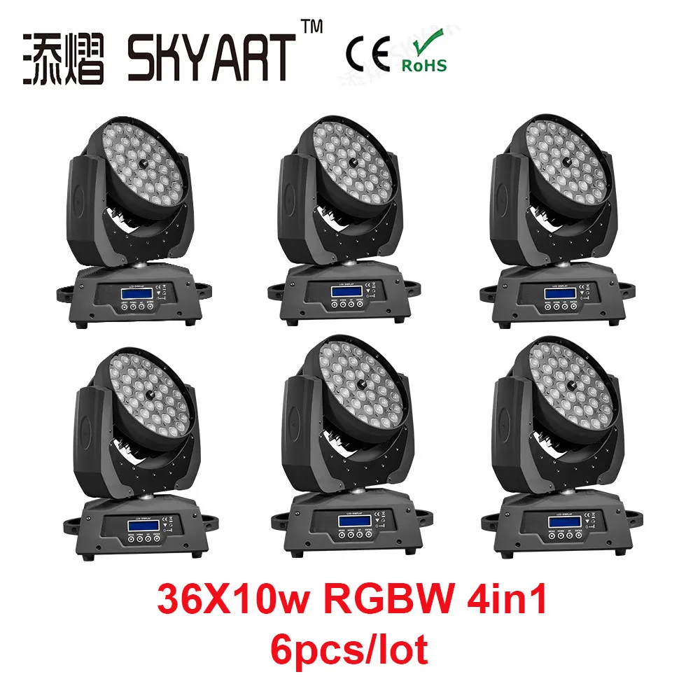 

EL SKYART 36X10W Led Zoom Moving Head Light black Housing Auto-run feature