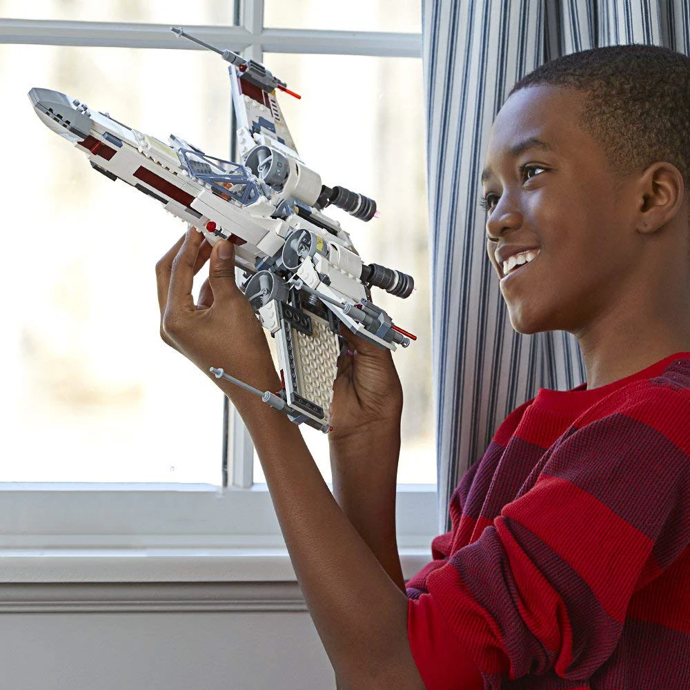 Звездные космические войны X Wing белые строительные блоки игрушки для детей