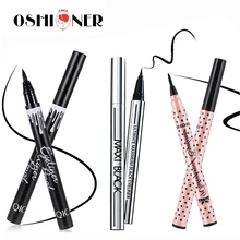 Oshioner 1 шт., Женская подводка для глаз, быстросохнущая жидкая подводка для глаз, черная, долговечная, водонепроницаемая, косметическая подводка для глаз, ручка, косметический инструмент
