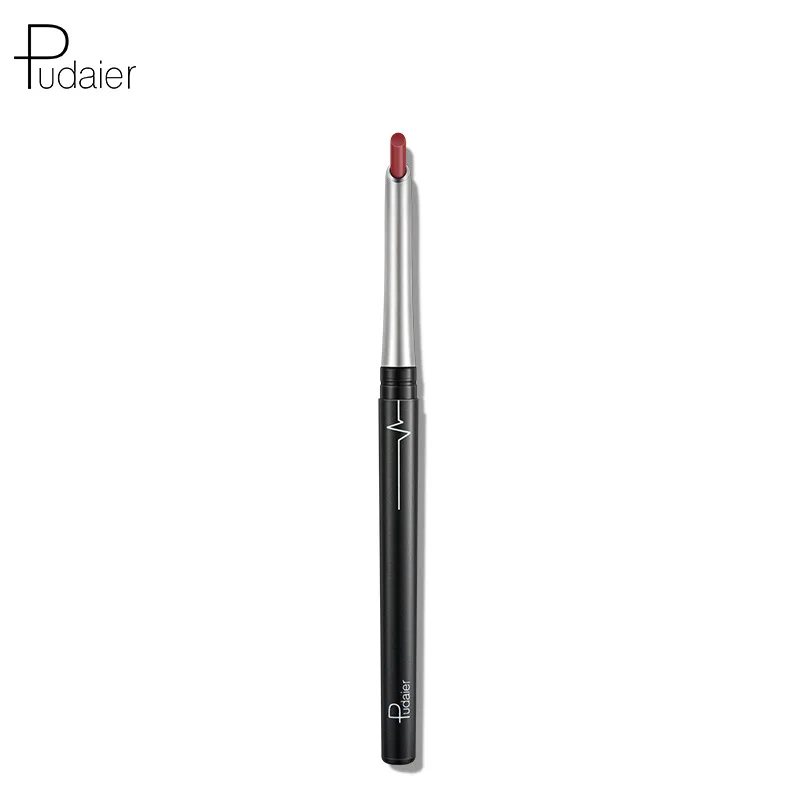 

Pudaier stereo matte 17 color lip pencil automatic non-decolorizing eye shadow eyeliner lipstick mesh red explosions lip pencil