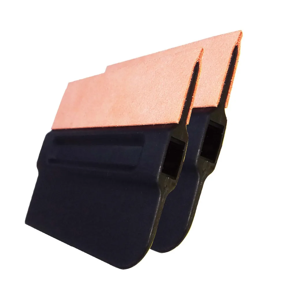 

2pcs Pro Tint CNGZSY Suede Edge 4" Squeegee Teflon Decal Sticker Scraper Car Wrap Applicator Window Tint Auto Care Tools 2A10B