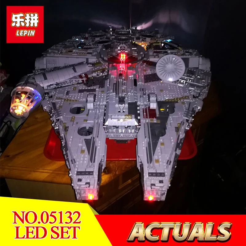 

New Led Light Kit For 75192 And LEPIN 05132 Star Plan War Falcon Millennium Building Blocks Model (not include blocks set)