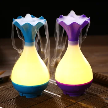 

USB Air Humidifier Ultrasonic Aromatherapy Essential Oil Aroma Diffuser with LED Night Light Mist Purifier atomizer for Home