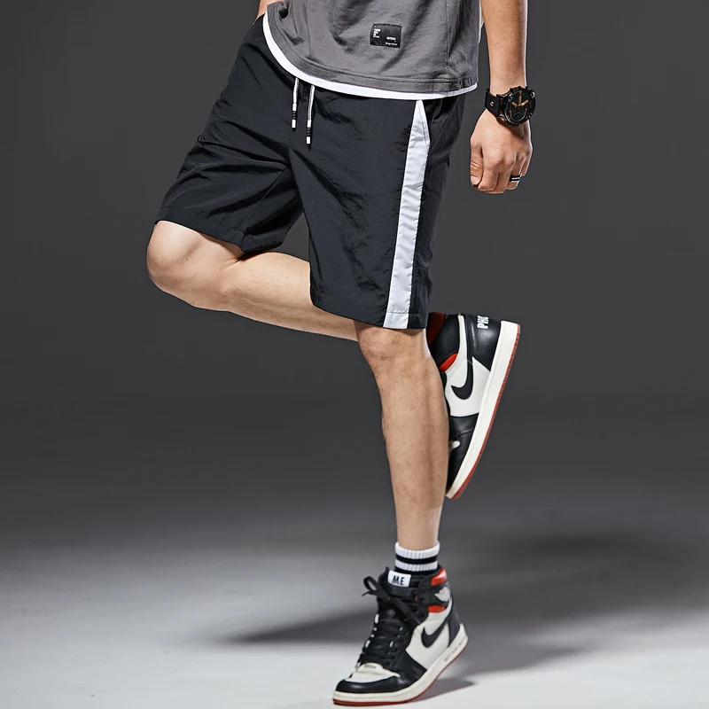 Большие размеры для мужчин шорты спортивные мужские шорты с эластичной резинкой на талии M-8XL Повседневные Дышащие мужские шорты