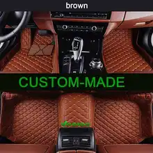 Veeleo 6 цветов кожаные автомобильные коврики для Chevrolet Aveo 2011- водонепроницаемые противоскользящие автомобильные коврики 3D Автомобильная прокладка ковров