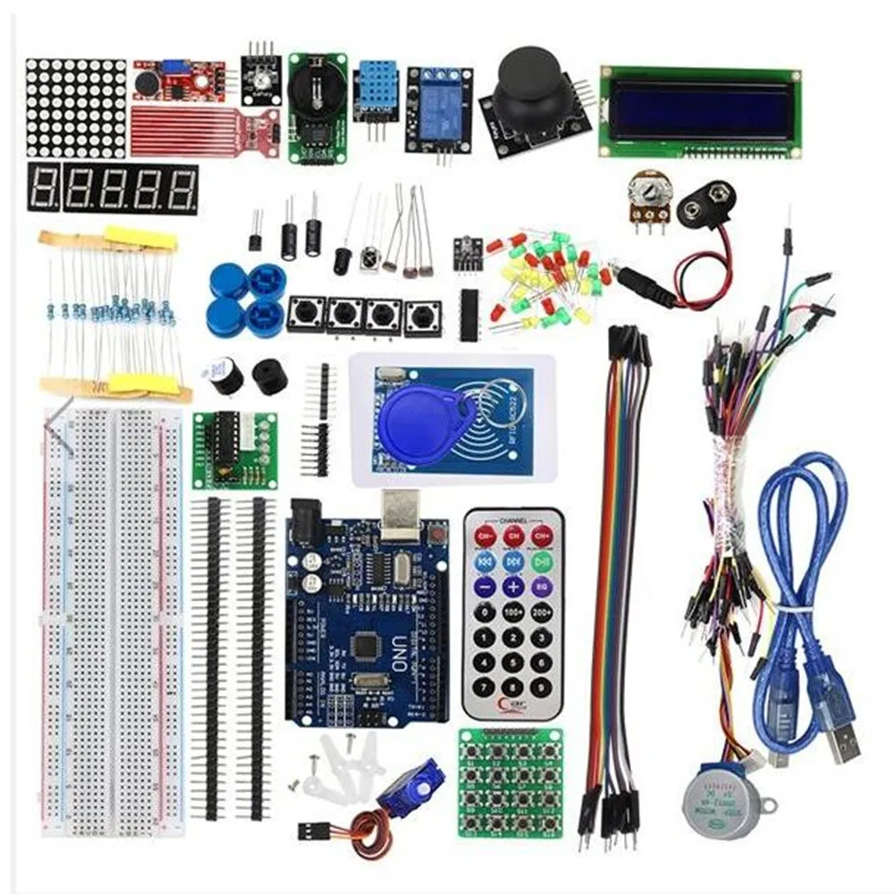 RFID Learning Starter Kit Set Upgraded Version Learn Suite UNO R3 for Arduino Stepper motor learning kit with box RFID Learning Starter Kit Set Upgraded Version Learn Suite UNO R3 for Arduino Stepper motor learning kit with box