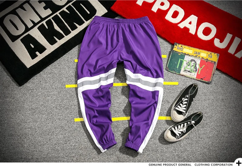 Loose Hip Hop Cargo Pants Men Camouflage Patchwork Harem Mens Trousers Streetwear  (34)