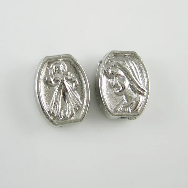 

100pcs of Zinc Alloy Rosary Connectors Bracelet Beads