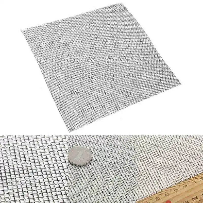 Mayitr Stainless Steel 10 Mesh Filtration Water Resistant Wire Cloth Screen Filter 30*30cm For Filtering Industrial Paint Water