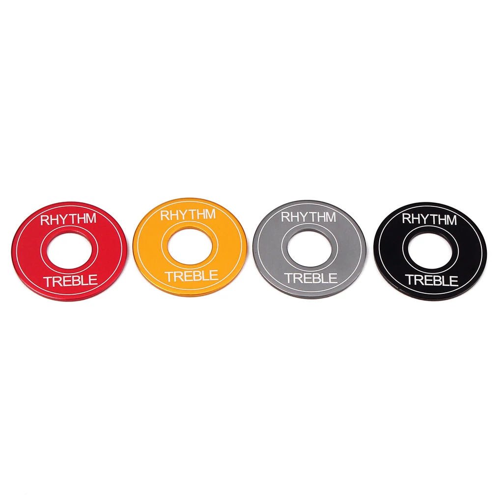 Pack of 4 Rhythm Treble Guitar Switch Surround for Les Paul SG 335 Guitar